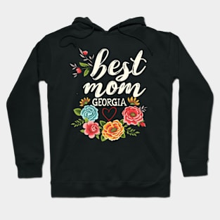 Best Mom From GEORGIA, mothers day USA, presents gifts Hoodie
